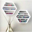 Ver imagem 1 de Nicho Hexagonal Com Divisórias Para Esmalte Decoração