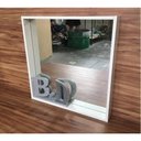 Ver imagem 1 de Moldura Nicho Com Espelho Para Salão Banheiro 60x60x6cm Mdf