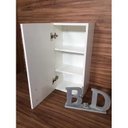 Ver imagem 1 de Armário Nicho Para Banheiro 1 Pç Com Fundo Branco