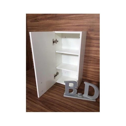 Armário Nicho Para Banheiro 1 Pç Com Fundo Branco