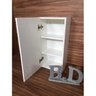 Armário Nicho Para Banheiro 1 Pç Com Fundo Branco - 1