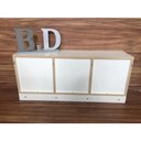 Ver imagem 3 de Nicho Cabideiro Integrado Com Fundo 4 Botões Branco 1 Unid