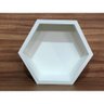 Nicho Colmeia Com Fundo Hexagonal 25x30x10cm Mdf 15mm Branco - 3