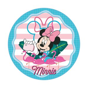 Toalha de Praia Infantil Redonda Minnie