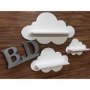 Ver imagem 3 de Trio De Prateleira De Nuvem Mdf Branco