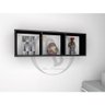 Kit Trio De Nichos Integrado 60x30x15cm Mdf 15mm Pretotx - 1