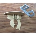 Ver imagem 2 de Prateleira De Laço Mdf 15mm Decoração Quarto De Bebê Cru