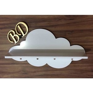 Prateleira De Nuvem Para Decoração Do Quarto Do Bebê Mdf