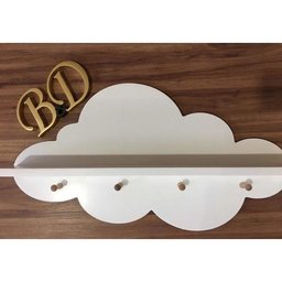 Prateleira De Nuvem Para Decoração Do Quarto Do Bebê Mdf - 2