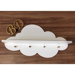 Prateleira De Nuvem Para Decoração Do Quarto Do Bebê Mdf - 4