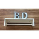 Ver imagem 5 de Prateleira Porta Fraldas Com Varão Branco Em Mdf 15mm Branco