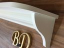 Ver imagem 5 de Prateleira Com Varão Porta Fraldas 60x15x20 Luxo