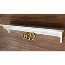 Ver imagem 3 de Prateleira Com Varão Porta Fraldas 60x15x20 Luxo