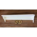 Ver mais imagens de Prateleira Com Varão Porta Fraldas 60x15x20 Luxo