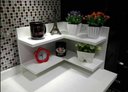 Ver imagem 2 de Prateleira de Canto com Fundo Sala Cozinha Lavanderia