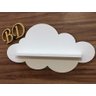Prateleira De Nuvem G 1 Unidade Mdf Branco - 4