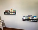 Ver imagem 4 de Prateleira para Livros Infantis Montessoriana Mdf 15mm Preto 2 Pç