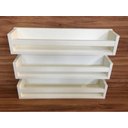 Ver imagem 5 de Trio De Prateleiras Com Fundo Para Porta Temperos E Afins