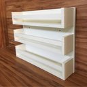 Ver imagem 7 de Trio De Prateleiras Com Fundo Para Porta Temperos E Afins