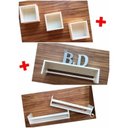 Ver imagem 1 de Kit Decoração Quarto De Bebê 6 Peças Nicho E Prateleira Mdf