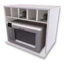 Ver imagem 6 de Suporte para Micro-ondas com Nicho para 5 Garrafas MDF