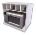 Ver imagem 6 de Suporte para Micro-ondas com Nicho para 5 Garrafas MDF