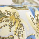 Ver imagem 3 de Papel de Parede Floral Vintage Azul e Creme+ Cola Inclusa- Vinilico Lavável