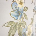 Ver imagem 2 de Papel de Parede Floral Vintage Azul e Creme+ Cola Inclusa- Vinilico Lavável