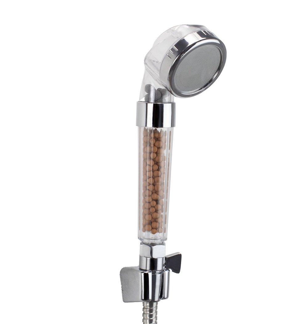Ducha Inox 304 20 Cm C/ Ducha de Mão C/ Esferas Ionizantes - 5