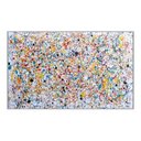 Ver imagem 3 de Quadro Pintado A Mão Pollock Original Vertical Horizontal