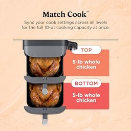 Ninja Doublestack Xl Air Fryer, 10qt, 6-em-1 Design Compacto - 9