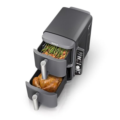 Ninja Doublestack Xl Air Fryer, 10qt, 6-em-1 Design Compacto