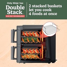 Ninja Doublestack Xl Air Fryer, 10qt, 6-em-1 Design Compacto - 3