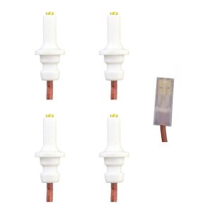 Velas Fogão Esmaltec Moderno Curto 4 Peças Polo Grosso