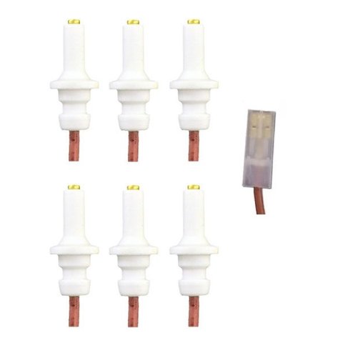 Velas Fogão Esmaltec Moderno Curto 6 Peças Polo Grosso