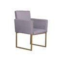 Ver imagem 3 de Conjunto 02 Poltronas para Recepção e Sala Klara Suede Cinza