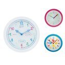 Ver imagem 1 de RELOGIO DE PAREDE INFANTIL ANALOGICO DIDATICO QUARTO BEBE MENINO MENINA DECORATIVO ESCOLA COLORIDO