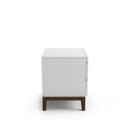 Ver imagem 5 de Mesa de Cabeceira Klein Imbuia e Branca 50cm