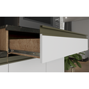 Ver imagem 4 de Kit de Cozinha 100% Mdf Verdot Perfil 7 Portas 1 Gaveta:Amêndoa/Off White
