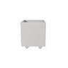 Baú Organizador de Brinquedos Mdf com Rodízios Plancasa Branco Tx - 1