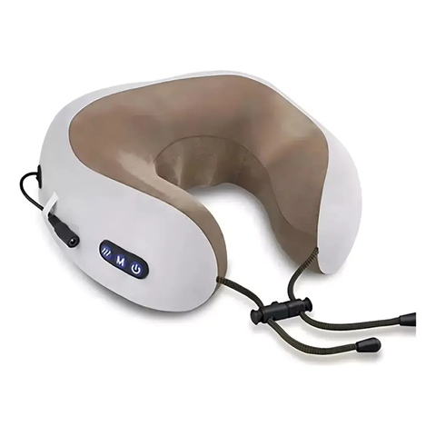 Almofada Massageadora de Pescoço Ergonômica Tomate Am-132 Recarregável USB