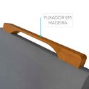 Ver imagem 6 de Conjunto Sala de Jantar Natalle 4 Lugares Mesa Redonda 1,2m e 4 Cadeiras Madeira Maciça Móveis Mundi