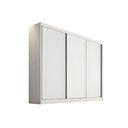 Ver imagem 2 de Guarda Roupa Casal 3 Portas de Correr e 6 Gavetas Arezzo Plus Branco - Novo Horizonte