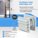 Ver imagem 5 de Kit Ventilador Exaustor para Banheiro 150mm 220v Premium Ventisol