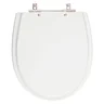 Assento Sanitário Poliéster Polo Branco para vaso Hervy - 1