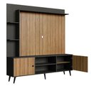 Ver imagem 1 de Rack com Painel para Tv Retrô 2040 até 50 Polegadas Quiditá Montana com Grafite