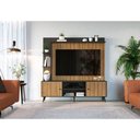 Ver imagem 2 de Rack com Painel para Tv Retrô 2040 até 50 Polegadas Quiditá Montana com Grafite