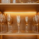 Ver imagem 2 de Cristaleira com Led 2 Portas Allure Linea Brasil 70cm Mdf