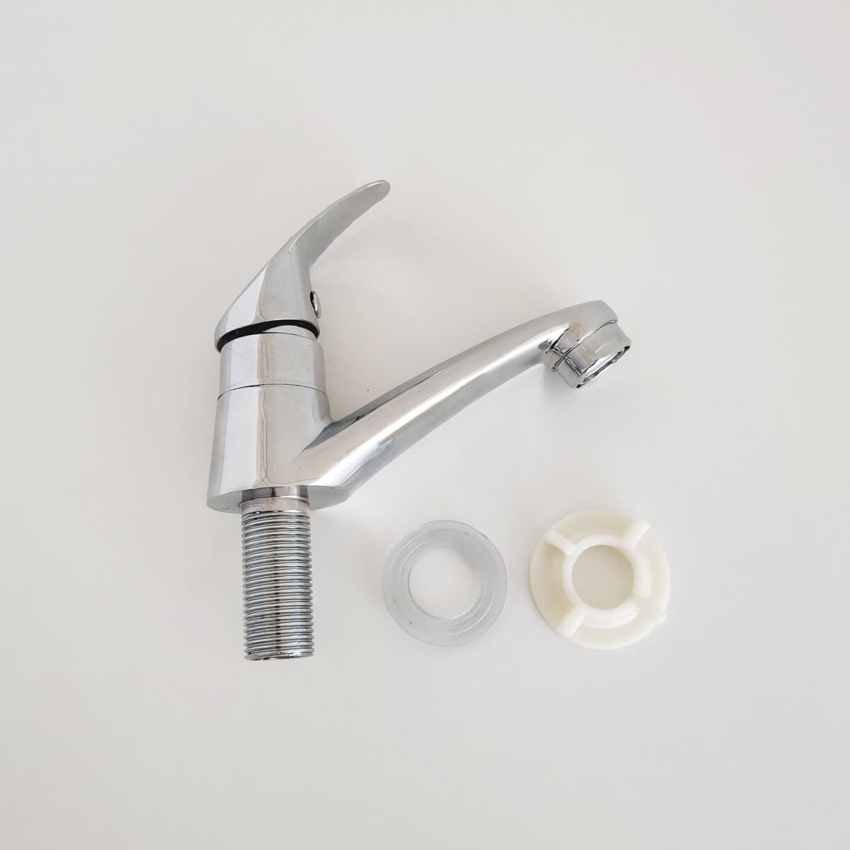Torneira de Mesa para Banheiro Água Fria com Alavanca Cromado Eco - 7