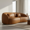 Ver imagem 1 de Sofá Sala Nuvem 170 cm Conforto Premium Decorativo Orgânico:Courino Sintético Marrom